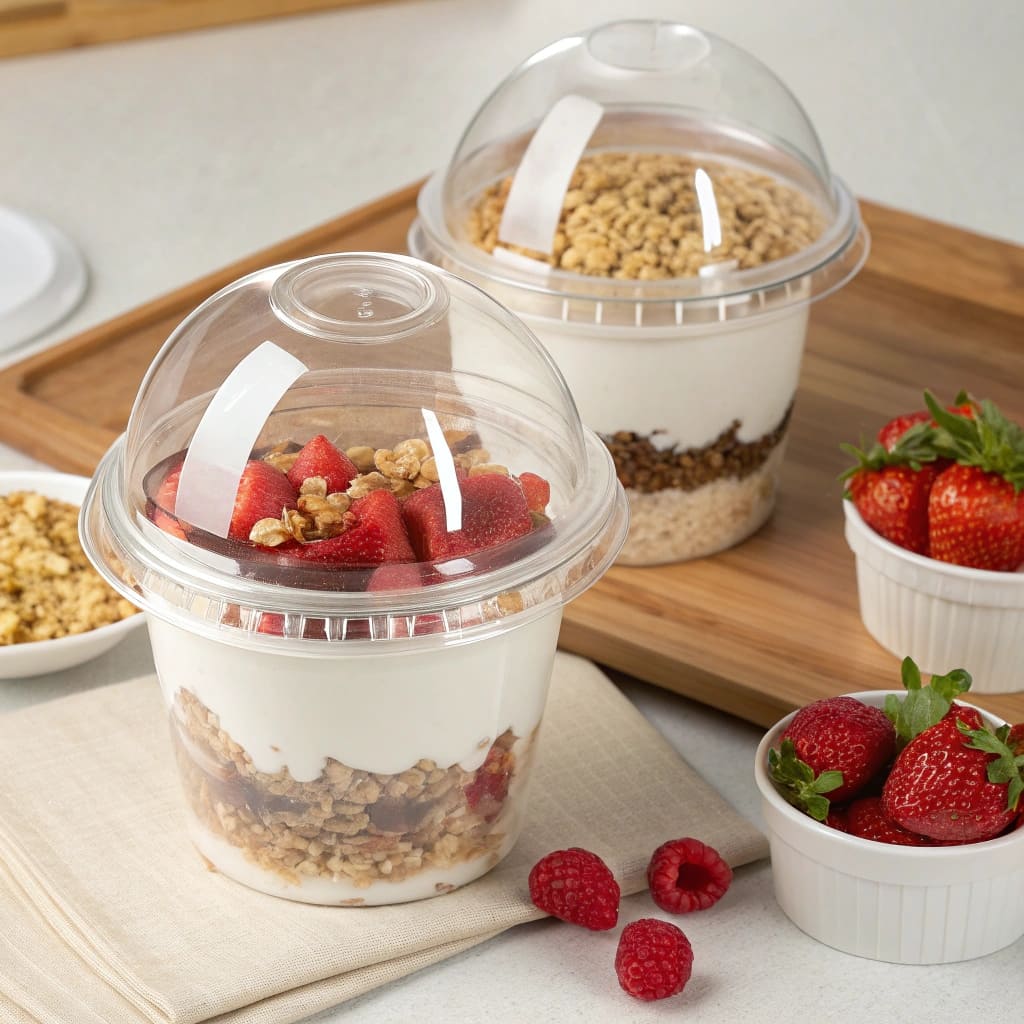 Dome Lids for Smoothies & Shakes