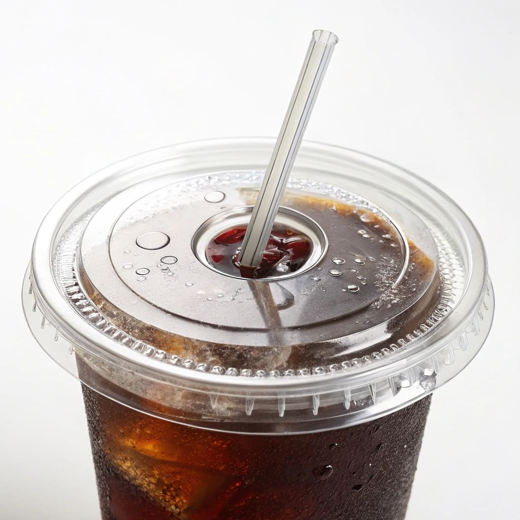Sip-through Lids with Round Hole