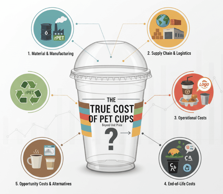 How to Evaluate the Real Cost of PET Cups Beyond the Unit Price？